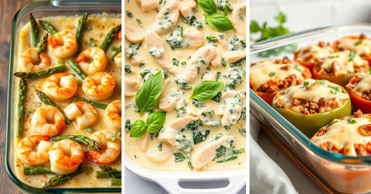 Low-Carb, High-Protein Casseroles That Help You Shed Pounds