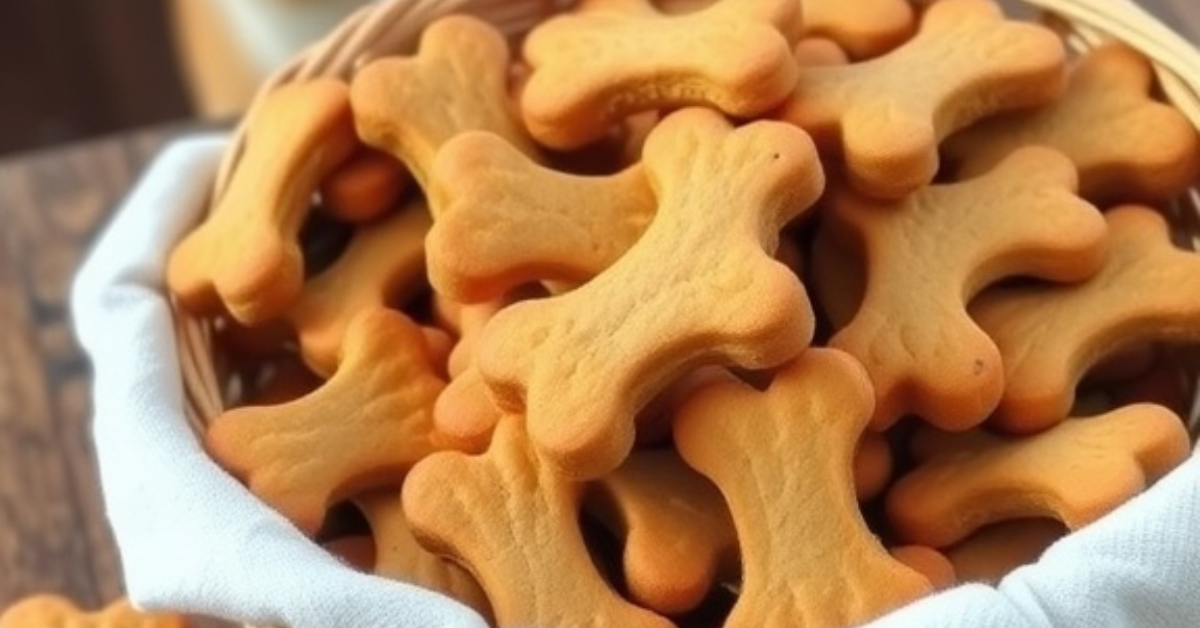 Homemade Peanut Butter and Applesauce Dog Biscuits