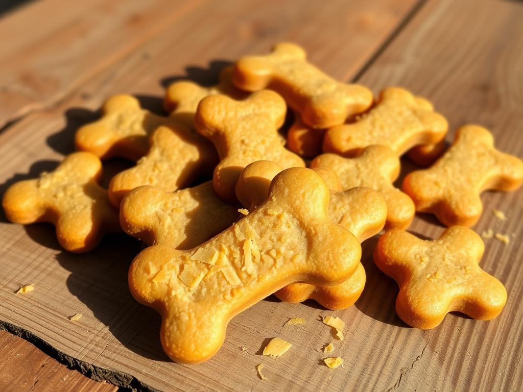 Easy 3-Ingredient Cheddar Dog Treats