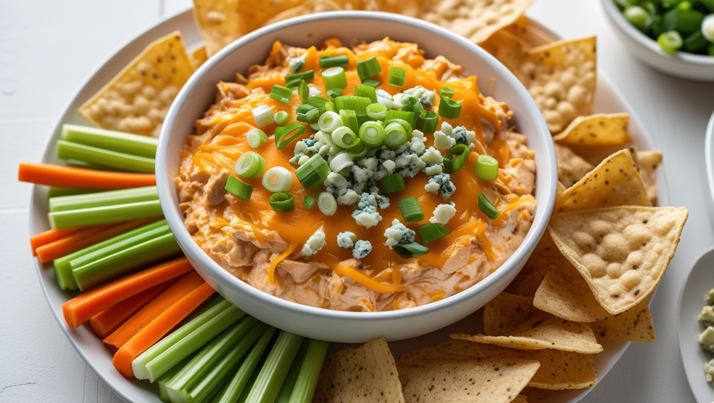 High-Protein Cottage Cheese Buffalo Chicken Dip Recipe