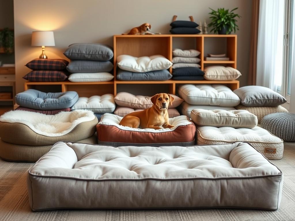What type of bed is best for large dogs?